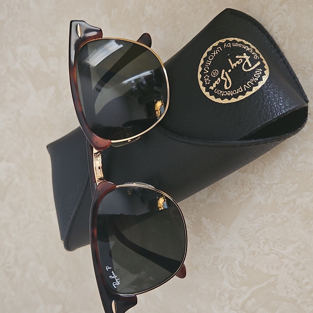 Ray-Ban P Clubmaster Polarized Sunglasses. - Picture 4 of 15